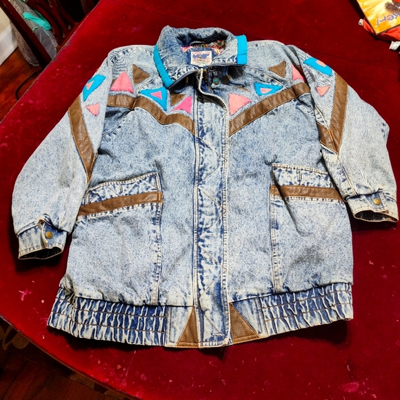 Current Seen / Vintage Jackets & Blazers - Current Seen Rare 80s Vintage Heavy Denim Jeans Jacket
